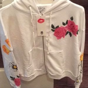 NWT Wildfox zip up hoodie